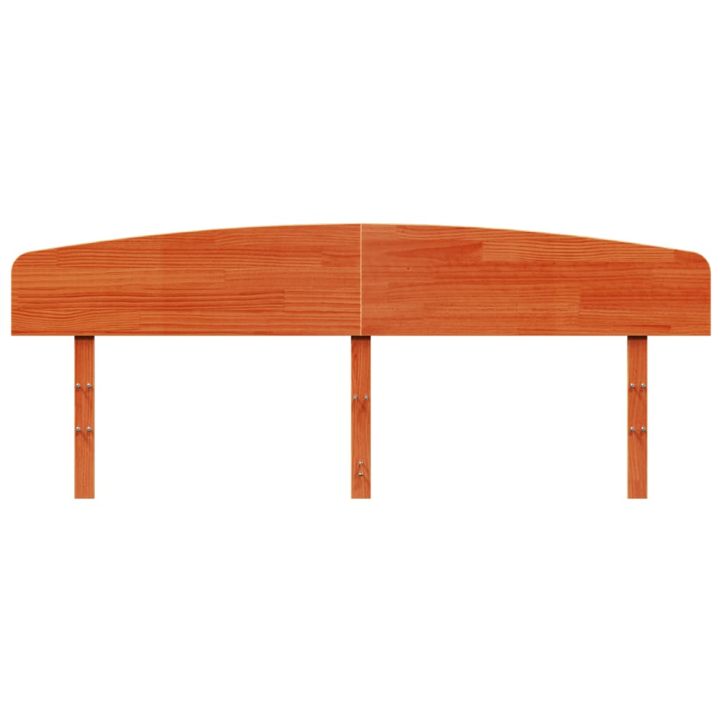 Hoofdbord 180 cm massief grenenhout wasbruin is nu te koop bij PeponiXL, paradijselijk wonen!