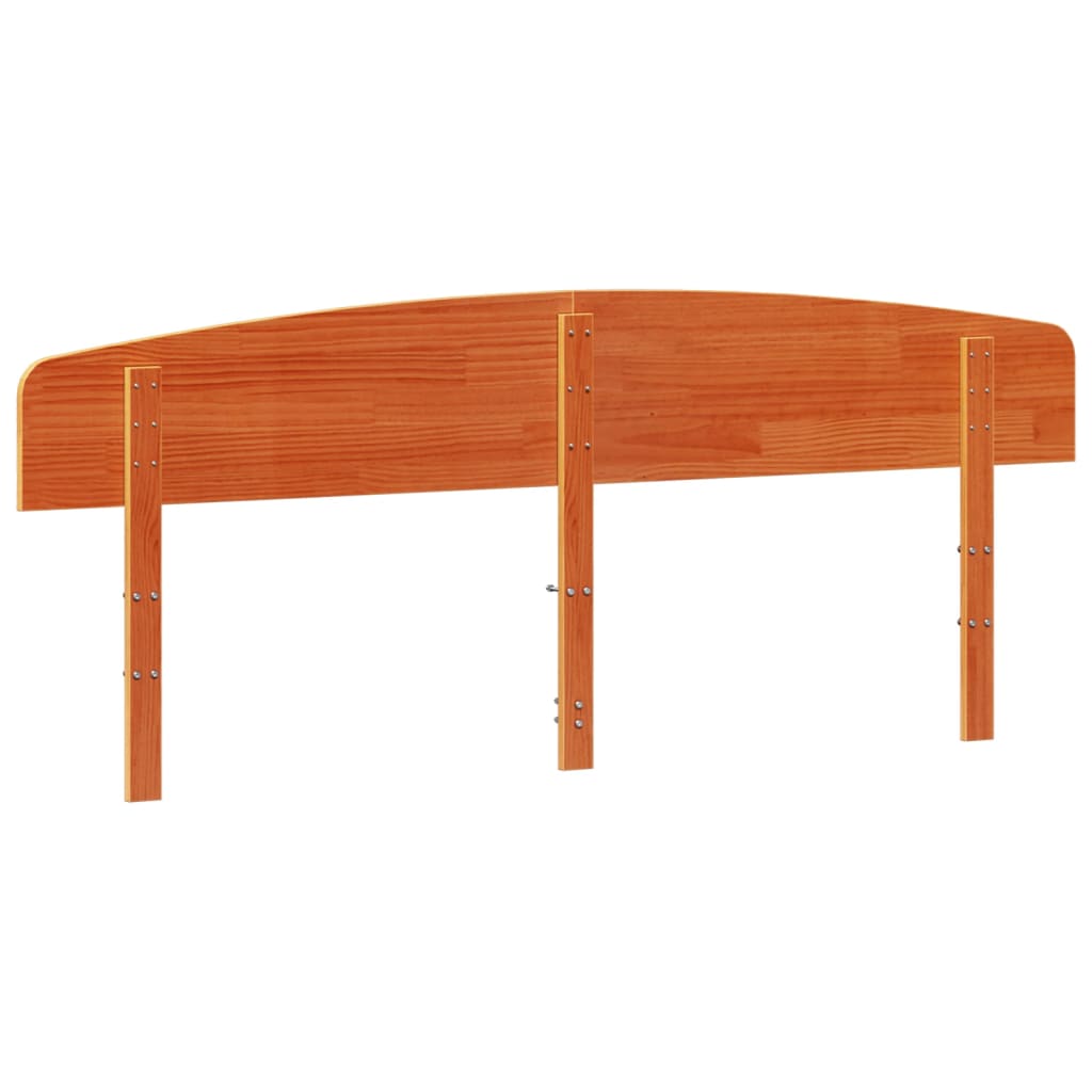 Hoofdbord 180 cm massief grenenhout wasbruin is nu te koop bij PeponiXL, paradijselijk wonen!