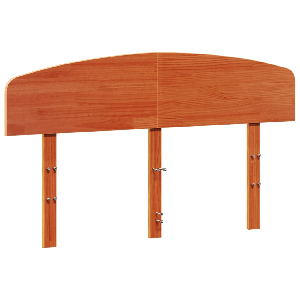 Hoofdbord 160 cm massief grenenhout wasbruin is nu te koop bij PeponiXL, paradijselijk wonen!
