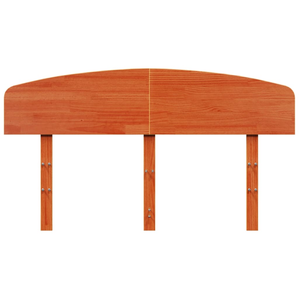 Hoofdbord 160 cm massief grenenhout wasbruin is nu te koop bij PeponiXL, paradijselijk wonen!