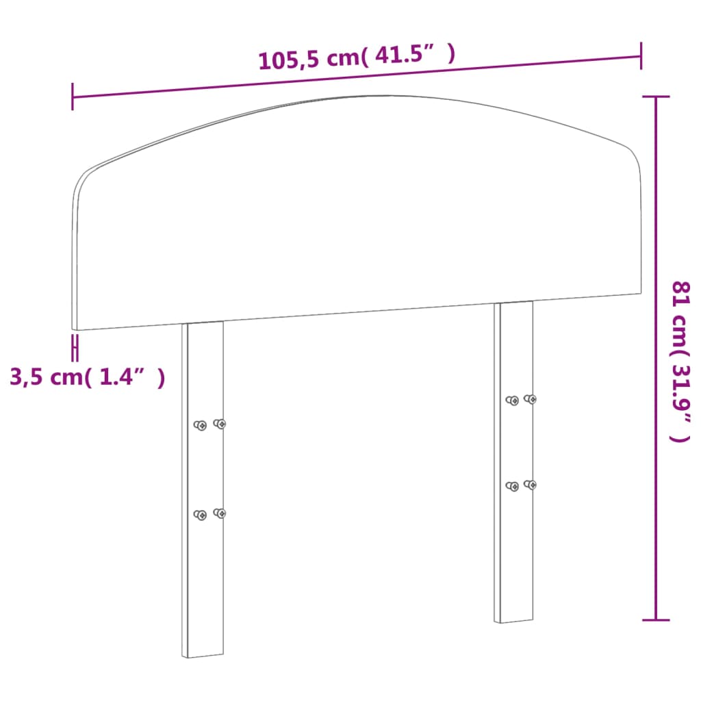 Hoofdbord 100 cm massief grenenhout wasbruin is nu te koop bij PeponiXL, paradijselijk wonen!