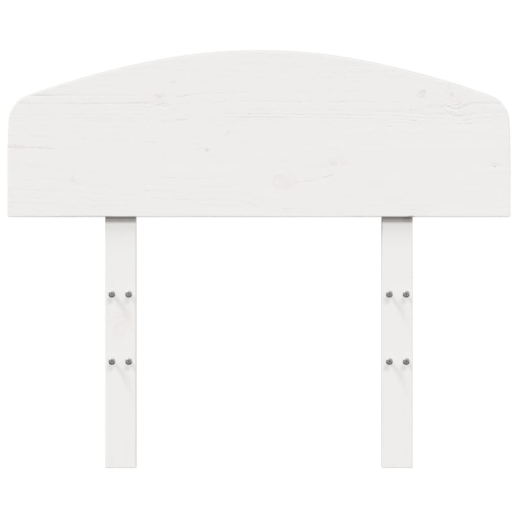 Hoofdbord 75 cm massief grenenhout wit is nu te koop bij PeponiXL, paradijselijk wonen!