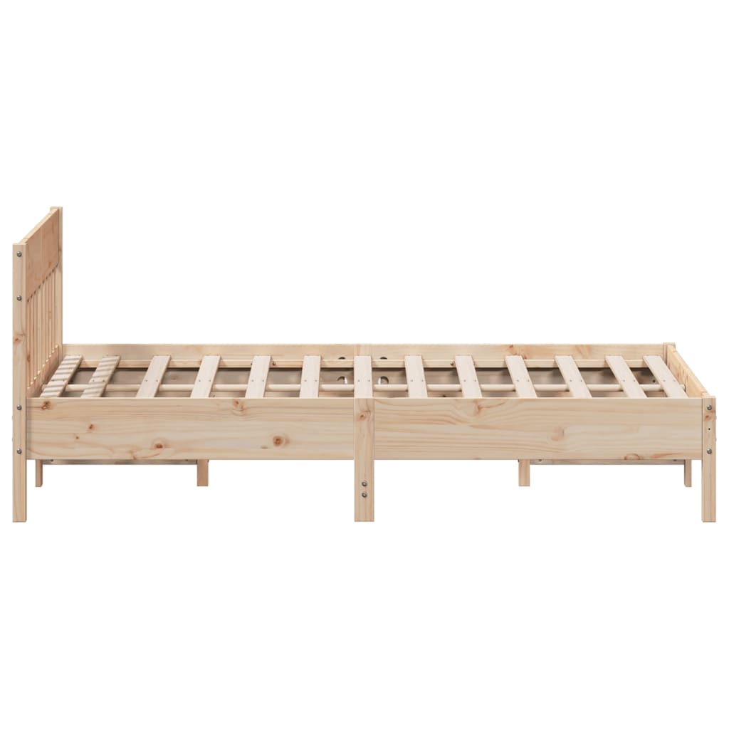 Bedframe zonder matras massief grenenhout 140x200 cm is nu te koop bij PeponiXL, paradijselijk wonen!