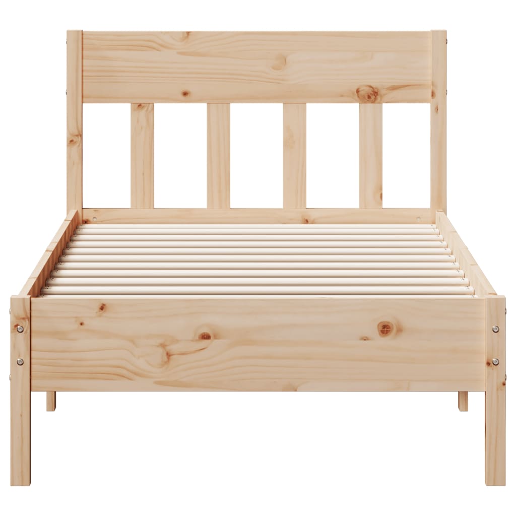 Bedframe zonder matras massief grenenhout 90x200 cm is nu te koop bij PeponiXL, paradijselijk wonen!