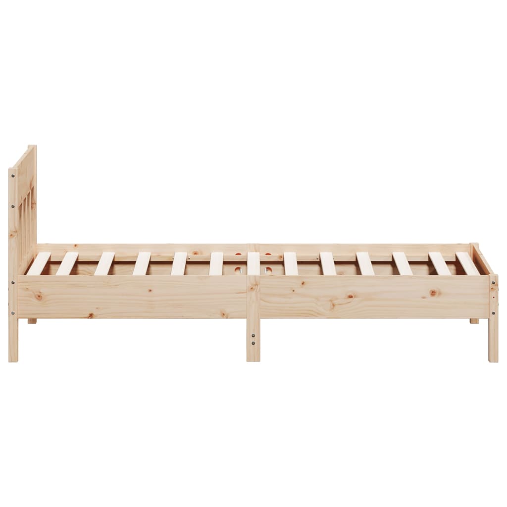 Bedframe zonder matras massief grenenhout 90x200 cm is nu te koop bij PeponiXL, paradijselijk wonen!