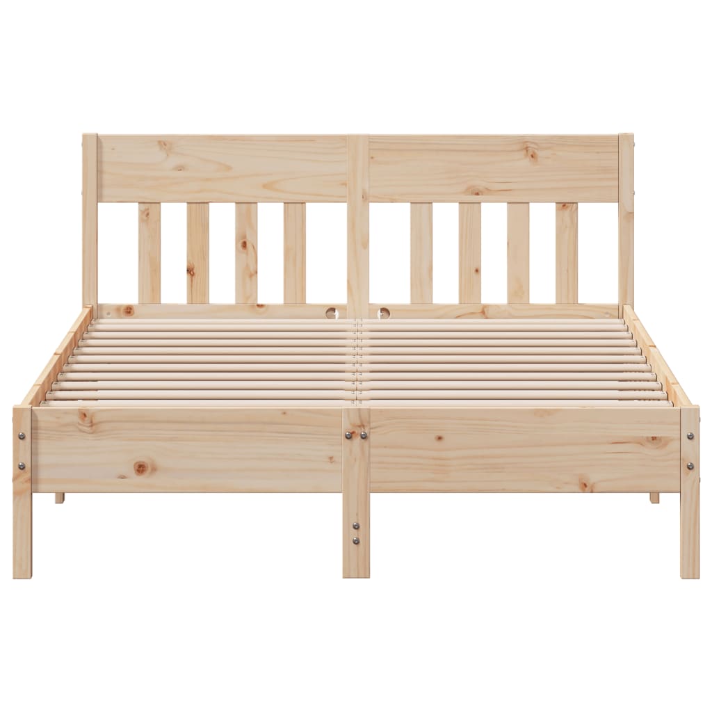 Bedframe zonder matras massief grenenhout 140x190 cm is nu te koop bij PeponiXL, paradijselijk wonen!