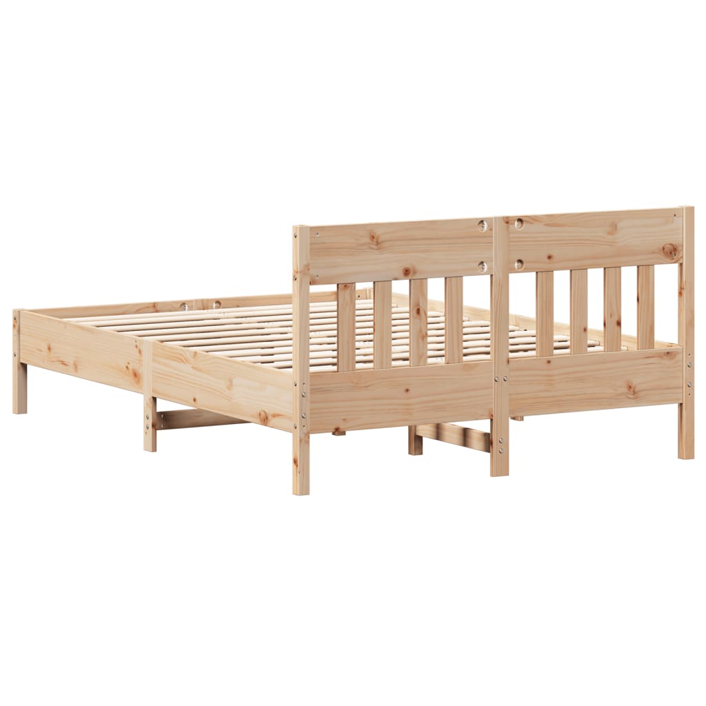 Bedframe zonder matras massief grenenhout 140x190 cm is nu te koop bij PeponiXL, paradijselijk wonen!
