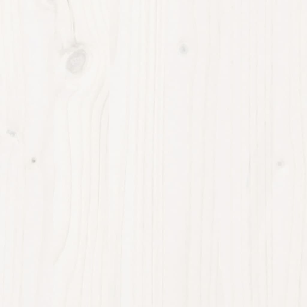 Bedframe zonder matras massief grenenhout wit 140x190 cm is nu te koop bij PeponiXL, paradijselijk wonen!