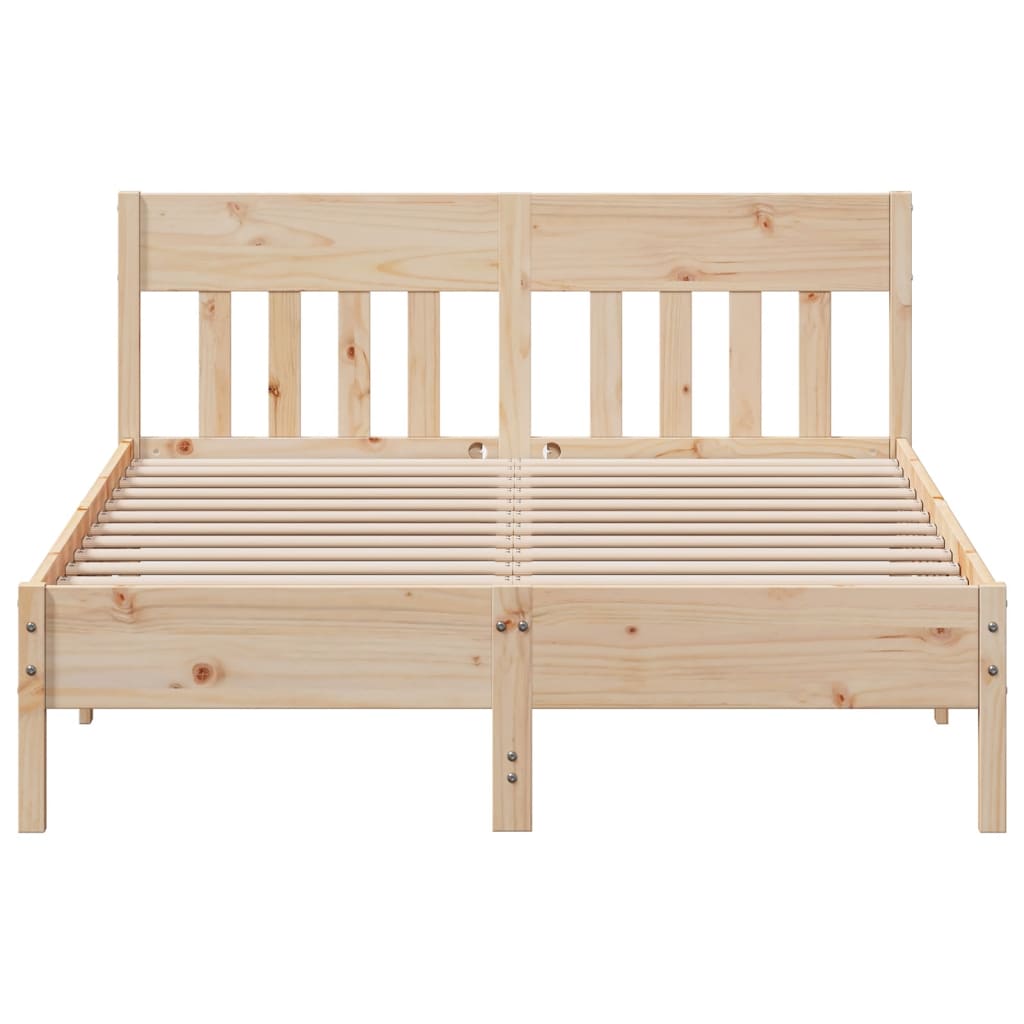 Bedframe zonder matras massief grenenhout 120x190 cm is nu te koop bij PeponiXL, paradijselijk wonen!