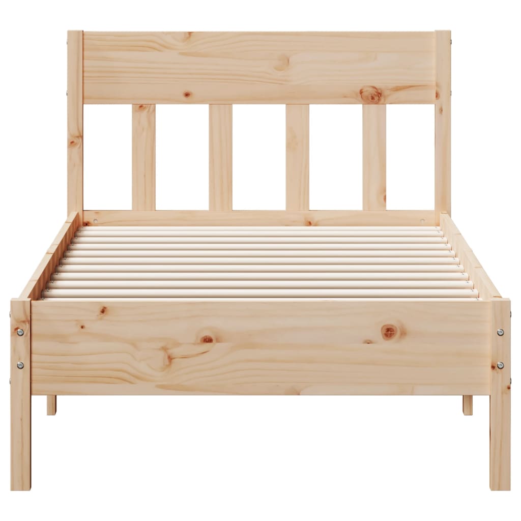 Bedframe zonder matras massief grenenhout 90x190 cm is nu te koop bij PeponiXL, paradijselijk wonen!