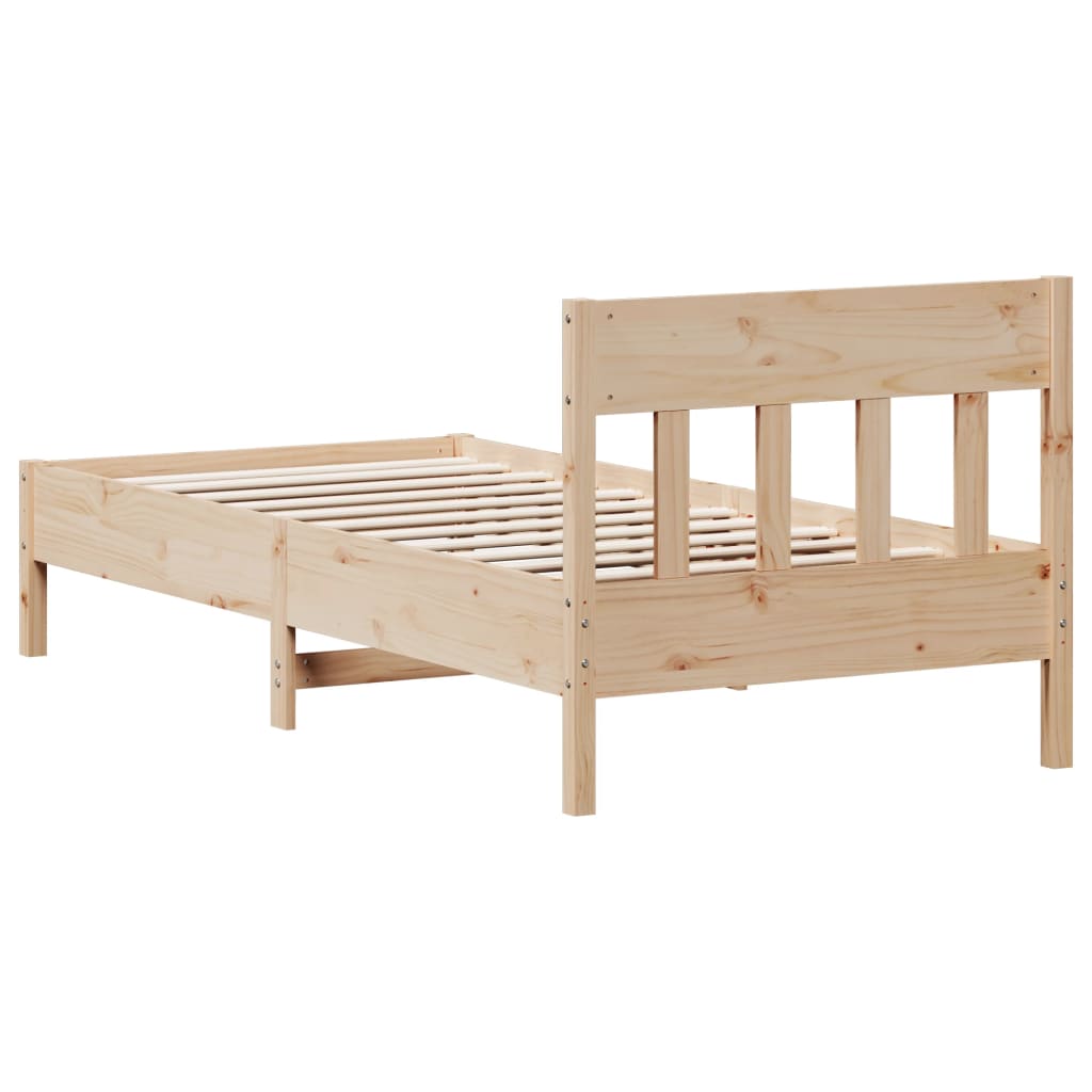 Bedframe zonder matras massief grenenhout 90x190 cm is nu te koop bij PeponiXL, paradijselijk wonen!