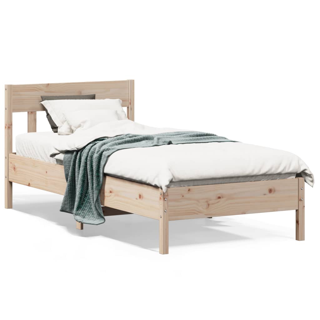 Bedframe zonder matras massief grenenhout 90x190 cm is nu te koop bij PeponiXL, paradijselijk wonen!