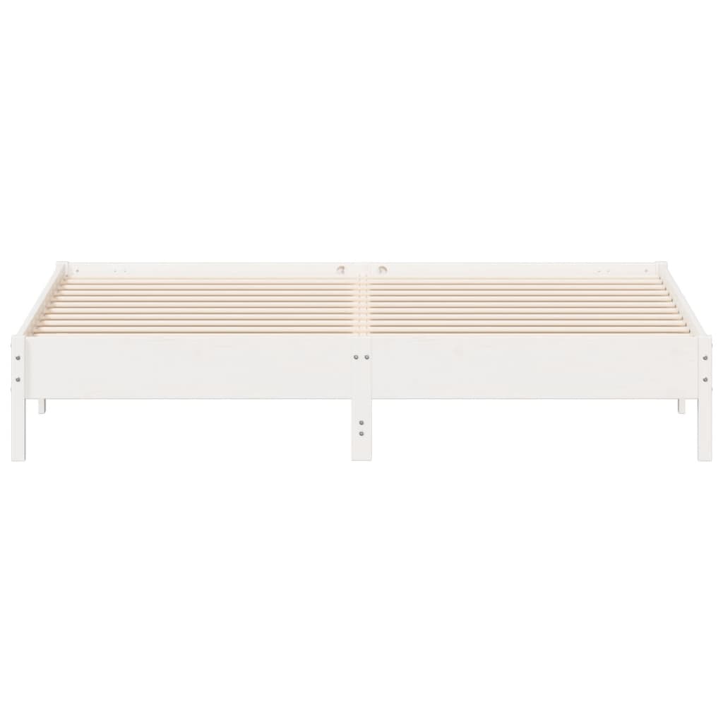 Bedframe zonder matras massief grenenhout wit 180x200 cm is nu te koop bij PeponiXL, paradijselijk wonen!