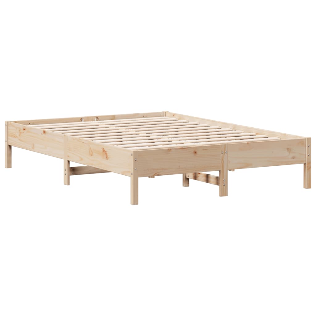 Bedframe zonder matras massief grenenhout 160x200 cm is nu te koop bij PeponiXL, paradijselijk wonen!