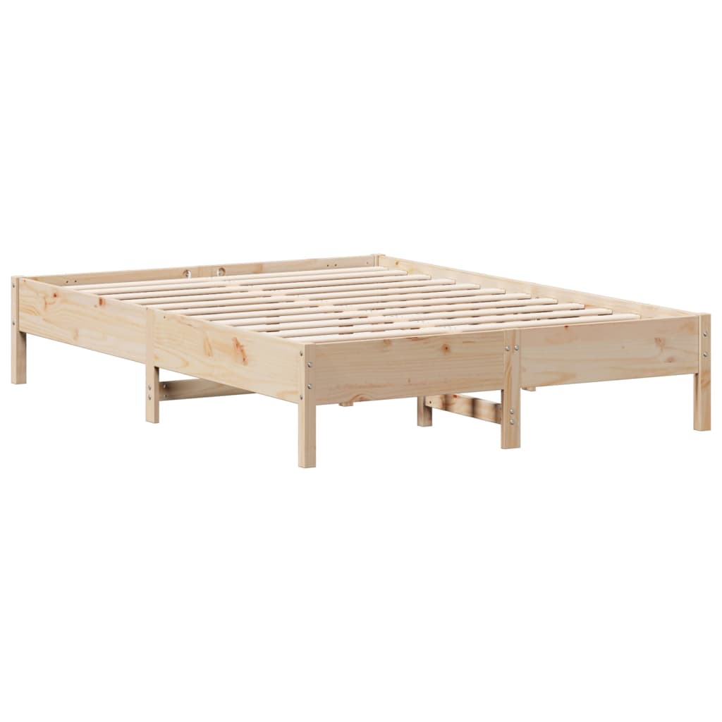 Bedframe zonder matras massief grenenhout 150x200 cm is nu te koop bij PeponiXL, paradijselijk wonen!