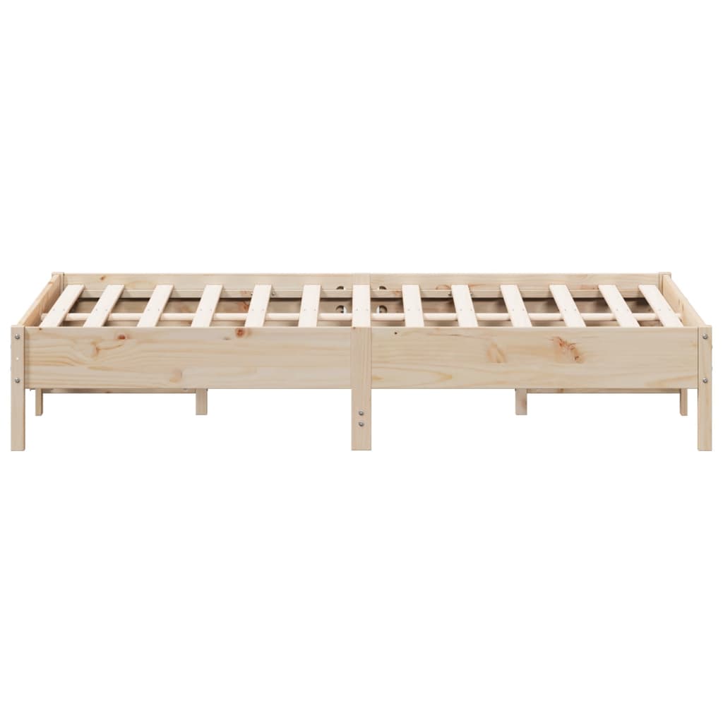 Bedframe zonder matras massief grenenhout 150x200 cm is nu te koop bij PeponiXL, paradijselijk wonen!