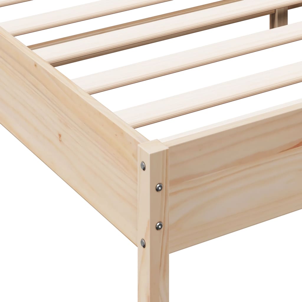 Bedframe zonder matras massief grenenhout 150x200 cm is nu te koop bij PeponiXL, paradijselijk wonen!