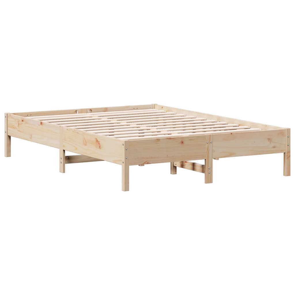 Bedframe zonder matras massief grenenhout 120x200 cm is nu te koop bij PeponiXL, paradijselijk wonen!