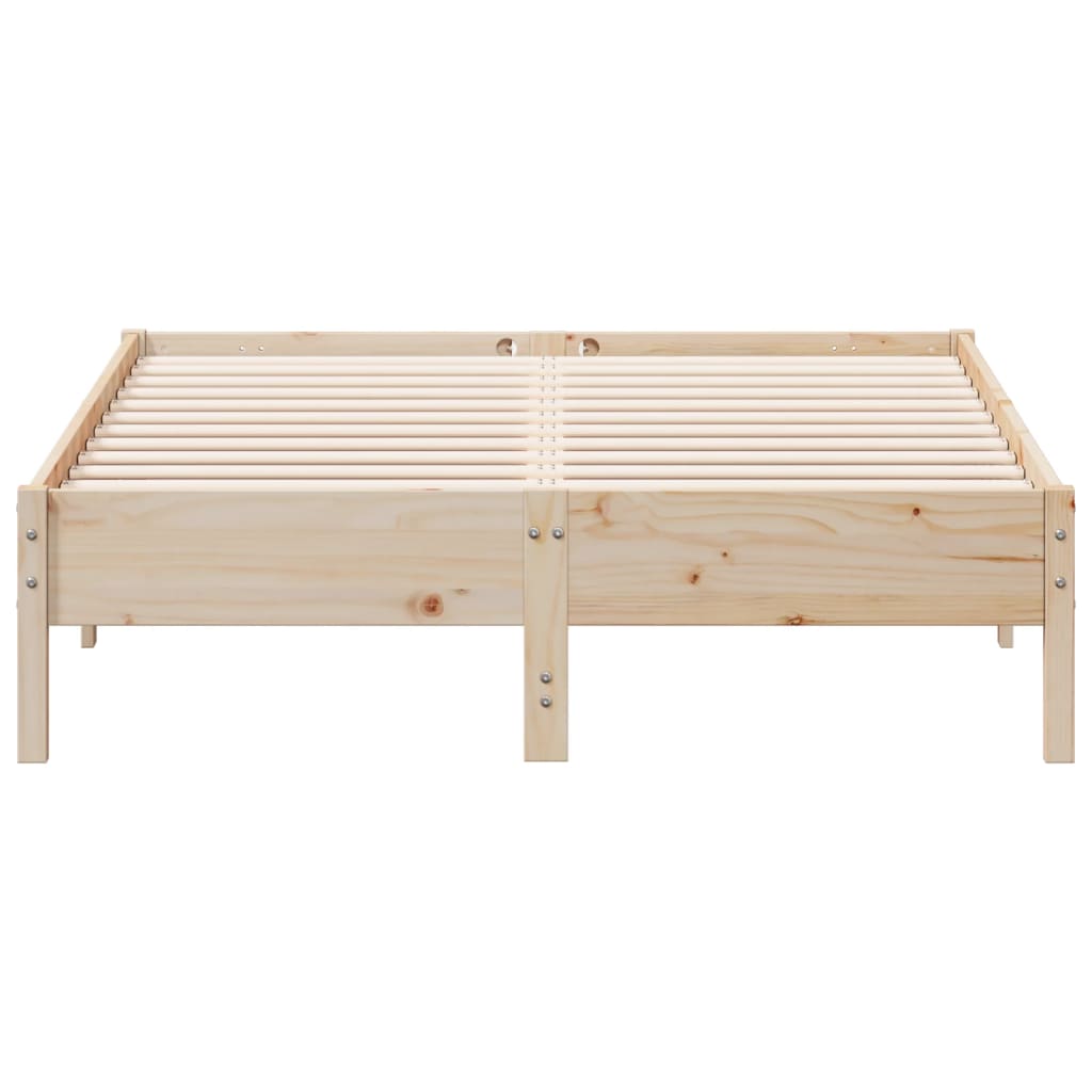 Bedframe zonder matras massief grenenhout 140x190 cm is nu te koop bij PeponiXL, paradijselijk wonen!
