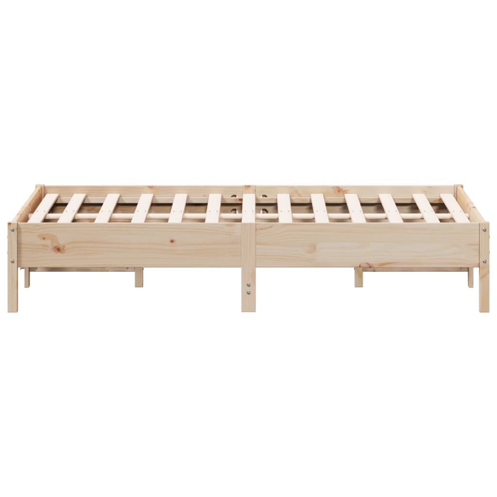 Bedframe zonder matras massief grenenhout 135x190 cm is nu te koop bij PeponiXL, paradijselijk wonen!