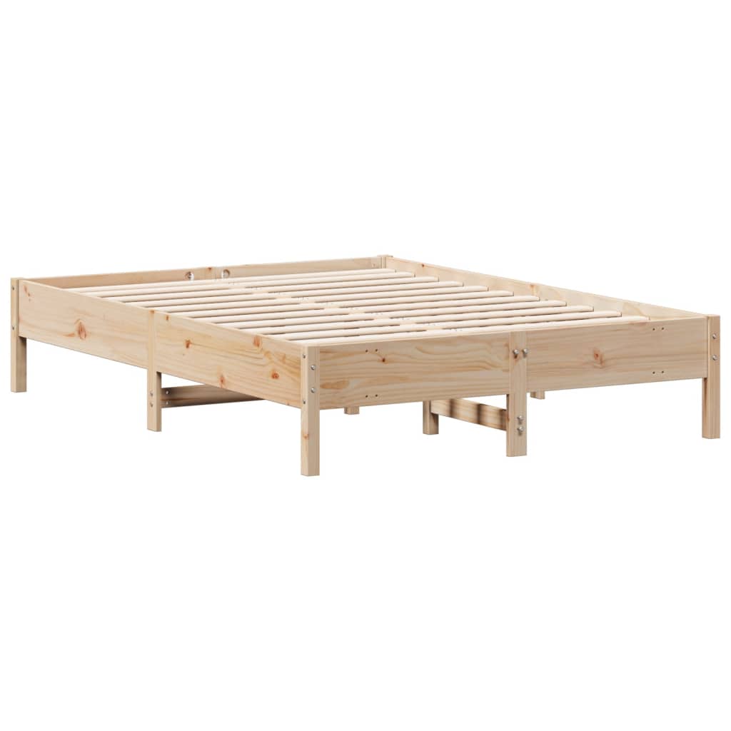 Bedframe zonder matras massief grenenhout 135x190 cm is nu te koop bij PeponiXL, paradijselijk wonen!