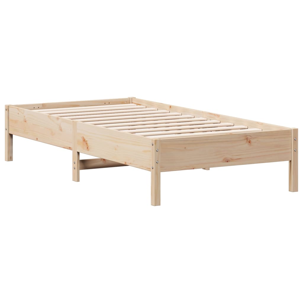 Bedframe zonder matras massief grenenhout 75x190 cm is nu te koop bij PeponiXL, paradijselijk wonen!