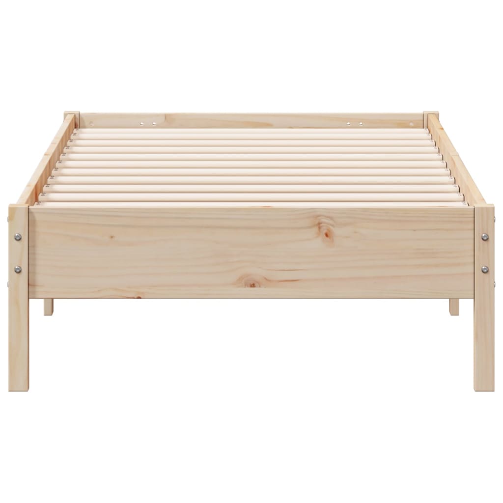 Bedframe zonder matras massief grenenhout 75x190 cm is nu te koop bij PeponiXL, paradijselijk wonen!