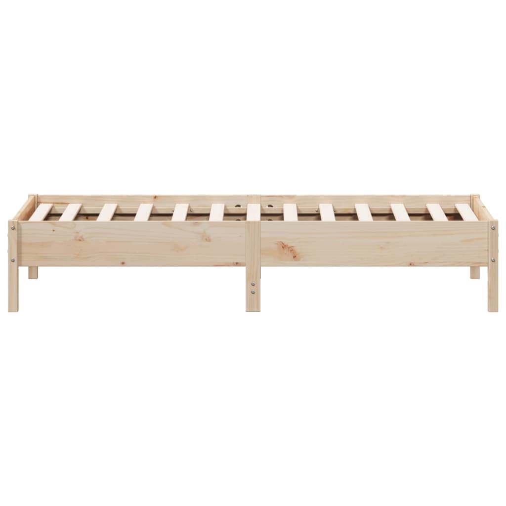 Bedframe zonder matras massief grenenhout 75x190 cm is nu te koop bij PeponiXL, paradijselijk wonen!