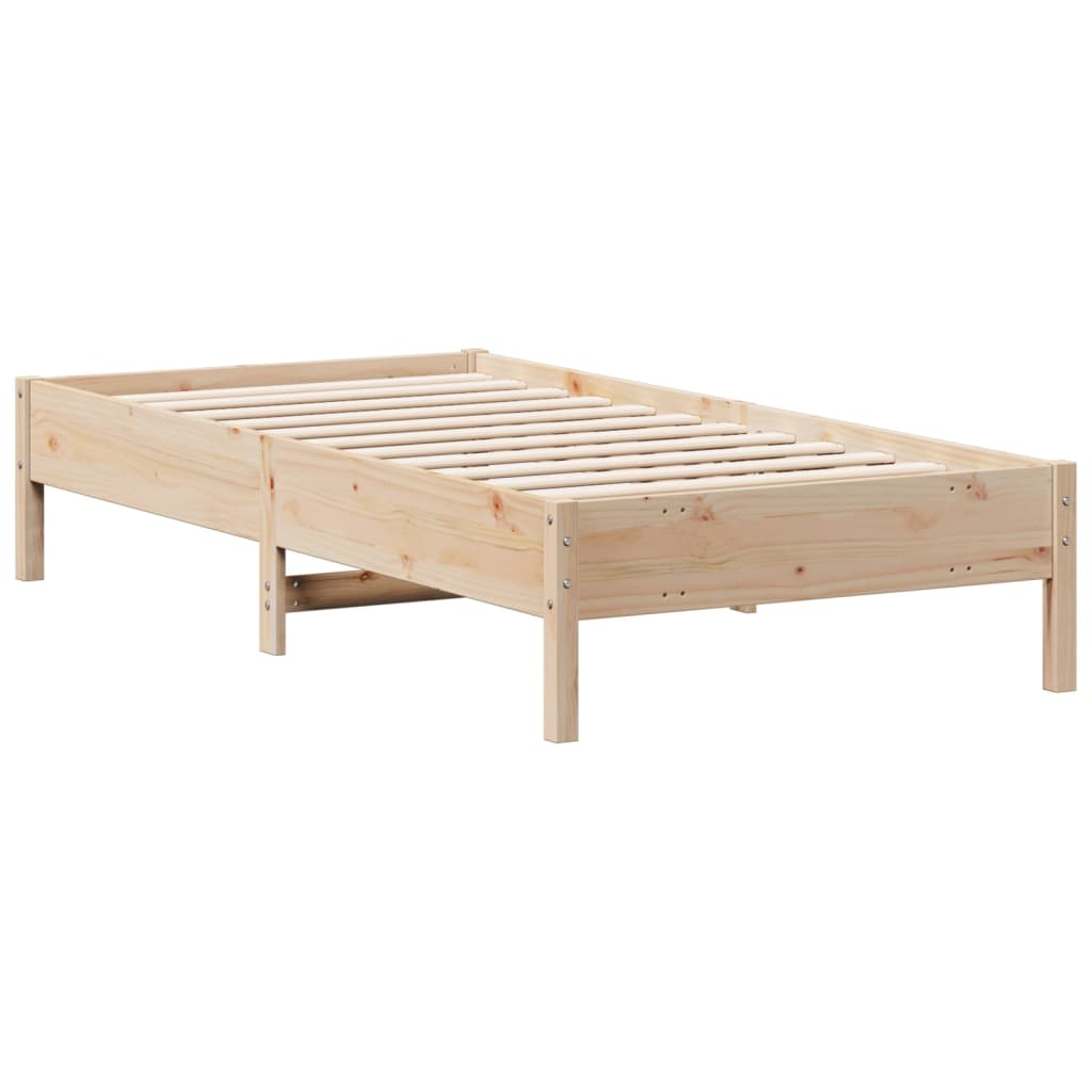 Bedframe zonder matras massief grenenhout 75x190 cm is nu te koop bij PeponiXL, paradijselijk wonen!