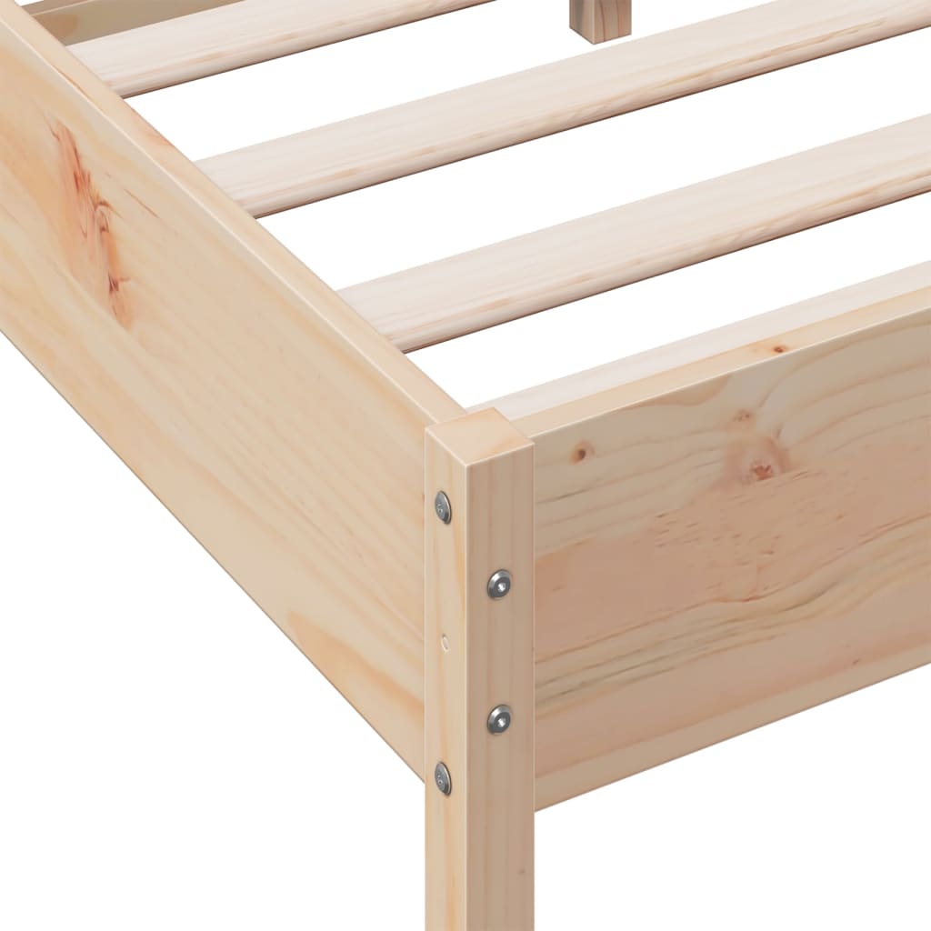 Bedframe zonder matras massief grenenhout 160x200 cm is nu te koop bij PeponiXL, paradijselijk wonen!