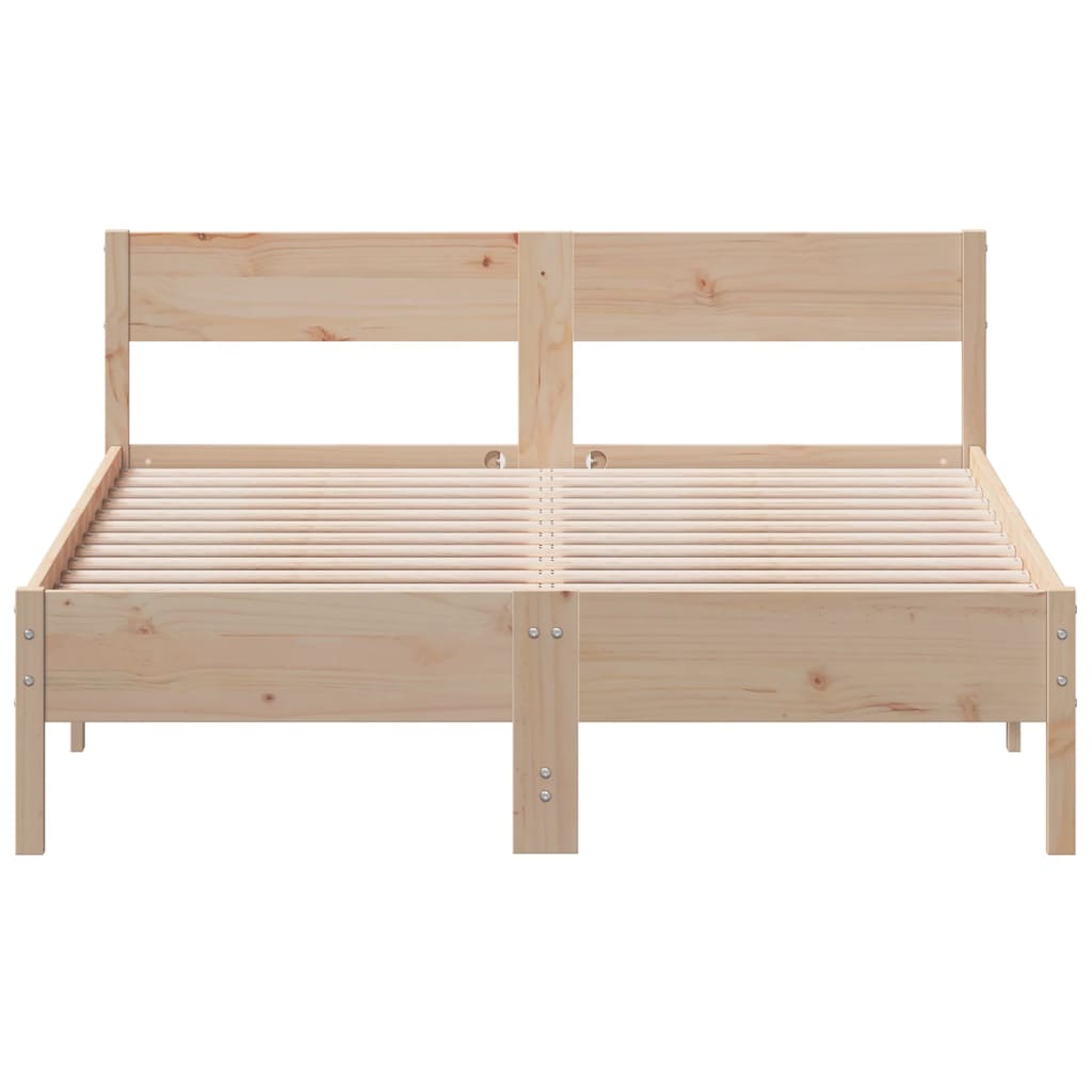 Bedframe zonder matras massief grenenhout 150x200 cm is nu te koop bij PeponiXL, paradijselijk wonen!