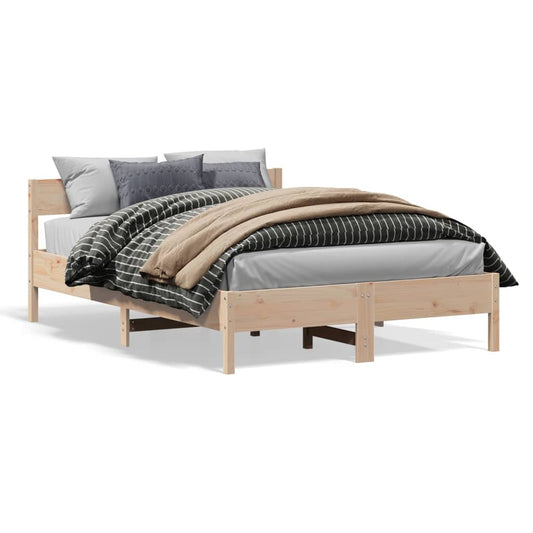 Bedframe zonder matras massief grenenhout 150x200 cm is nu te koop bij PeponiXL, paradijselijk wonen!