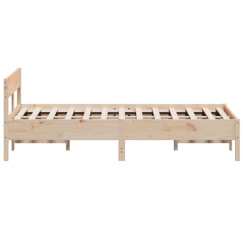 Bedframe zonder matras massief grenenhout 140x200 cm is nu te koop bij PeponiXL, paradijselijk wonen!