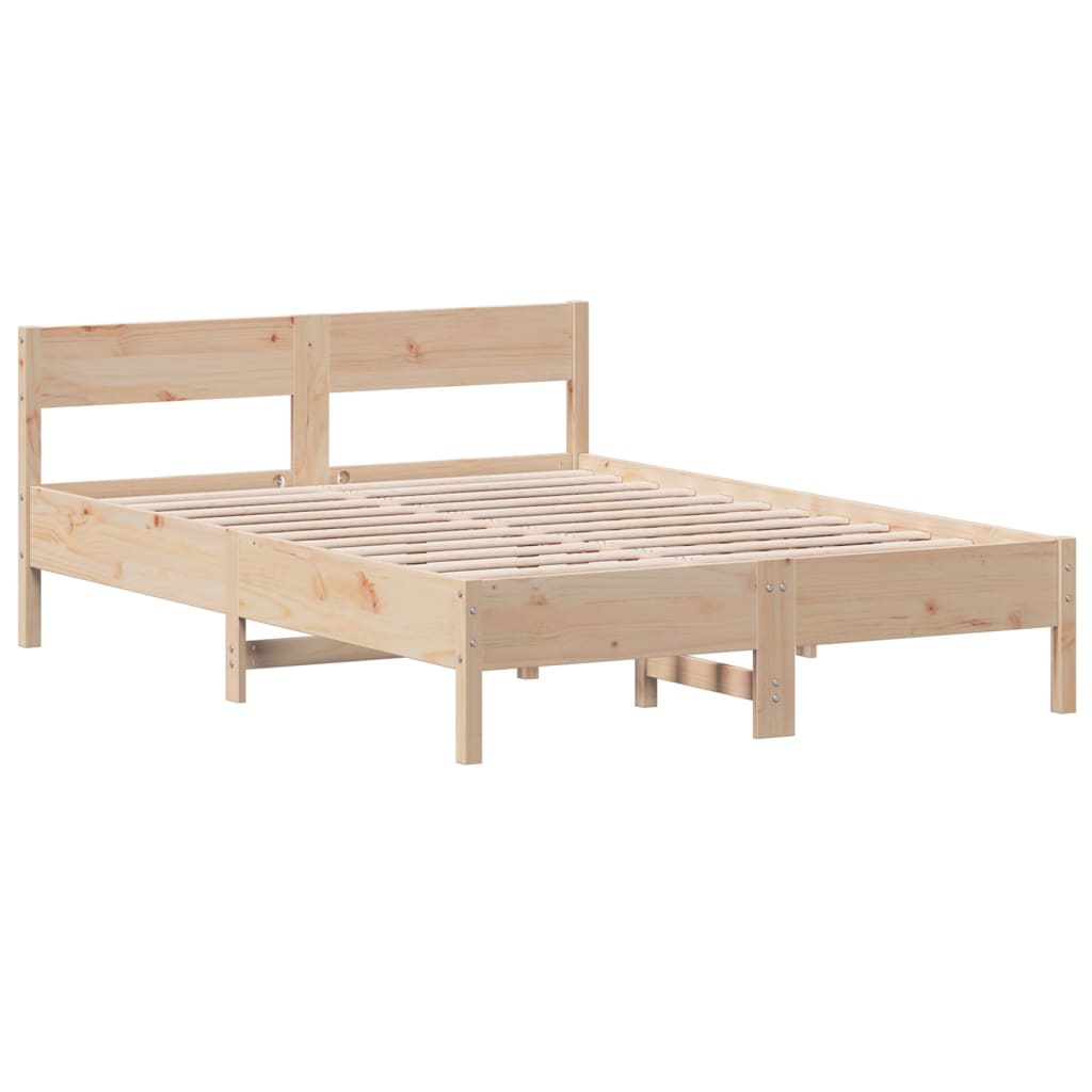 Bedframe zonder matras massief grenenhout 120x200 cm is nu te koop bij PeponiXL, paradijselijk wonen!