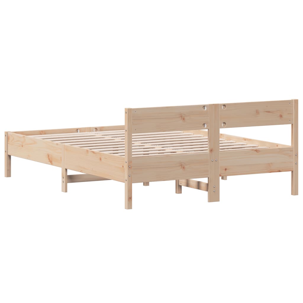 Bedframe zonder matras massief grenenhout 120x200 cm is nu te koop bij PeponiXL, paradijselijk wonen!