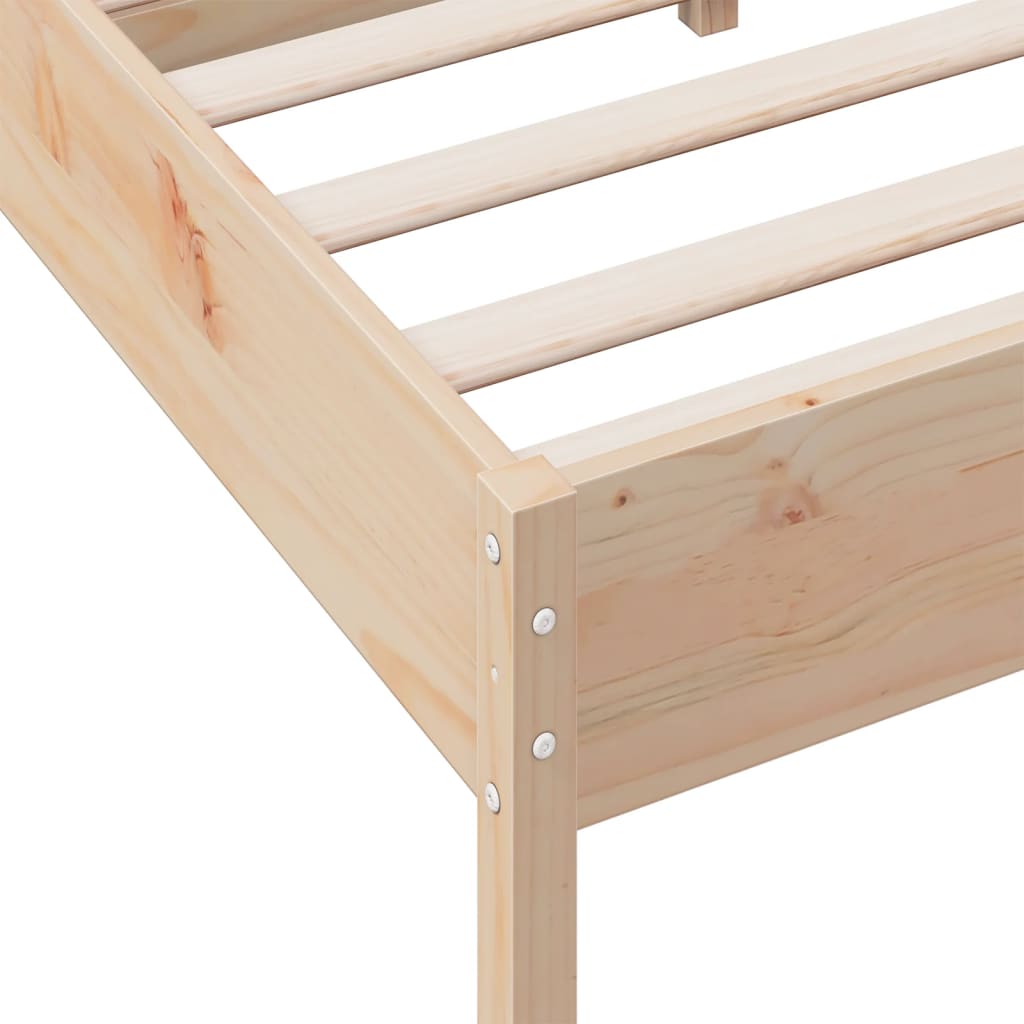 Bedframe zonder matras massief grenenhout 140x190 cm is nu te koop bij PeponiXL, paradijselijk wonen!
