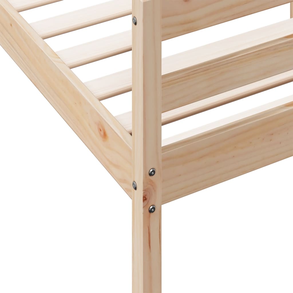 Bedframe zonder matras massief grenenhout 120x200 cm is nu te koop bij PeponiXL, paradijselijk wonen!