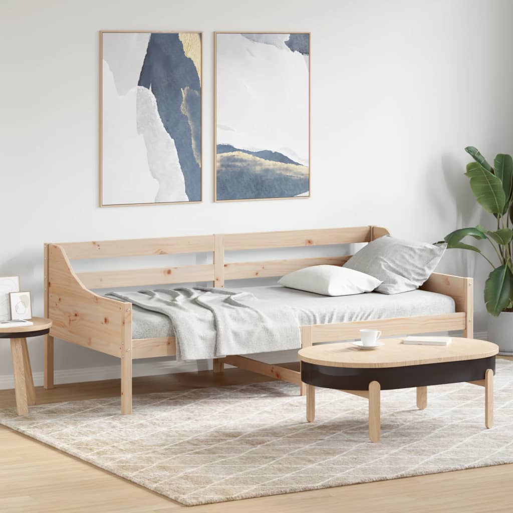 Slaapbank zonder matras 80x200 cm massief grenenhout is nu te koop bij PeponiXL, paradijselijk wonen!