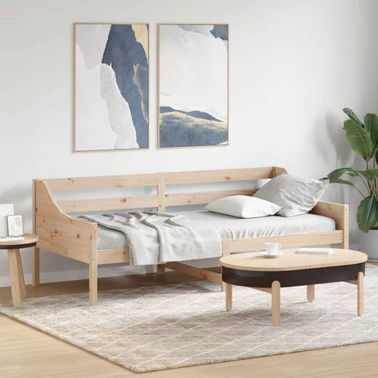 Slaapbank zonder matras 80x200 cm massief grenenhout is nu te koop bij PeponiXL, paradijselijk wonen!