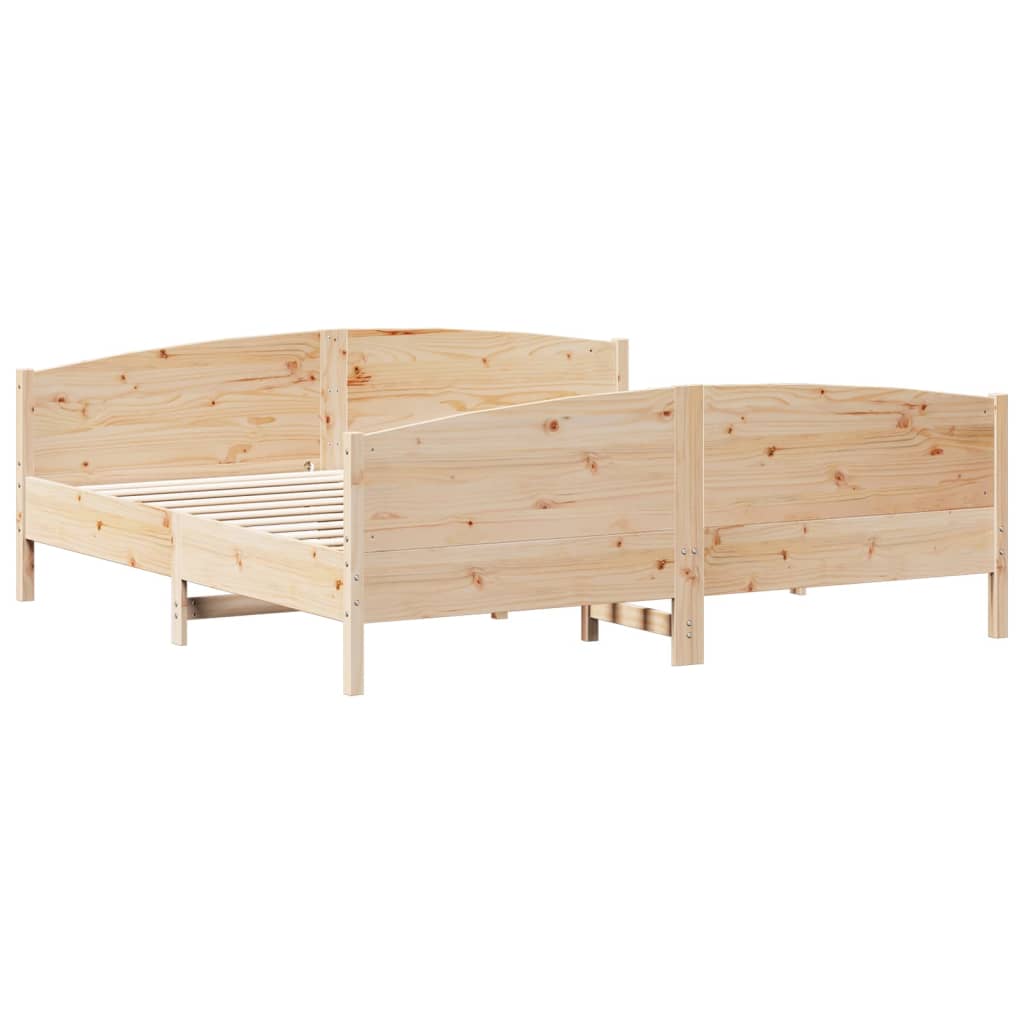 Bedframe zonder matras massief grenenhout 180x200 cm is nu te koop bij PeponiXL, paradijselijk wonen!
