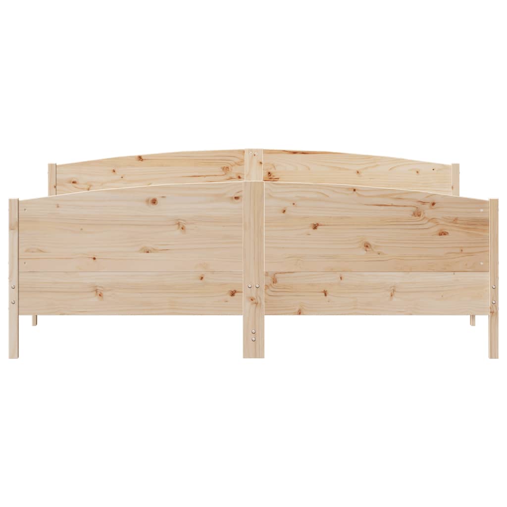 Bedframe zonder matras massief grenenhout 180x200 cm is nu te koop bij PeponiXL, paradijselijk wonen!