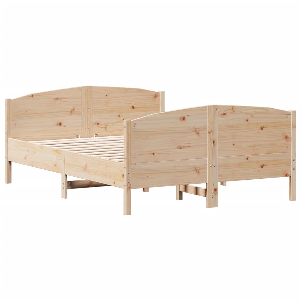Bedframe zonder matras massief grenenhout 160x200 cm is nu te koop bij PeponiXL, paradijselijk wonen!