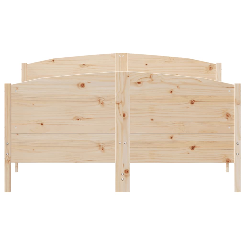 Bedframe zonder matras massief grenenhout 140x190 cm is nu te koop bij PeponiXL, paradijselijk wonen!