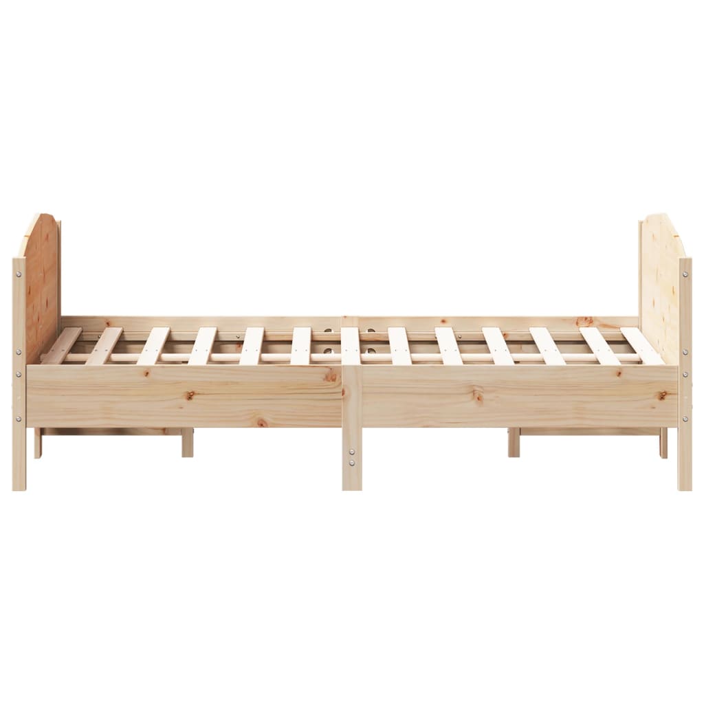 Bedframe zonder matras massief grenenhout 140x190 cm is nu te koop bij PeponiXL, paradijselijk wonen!