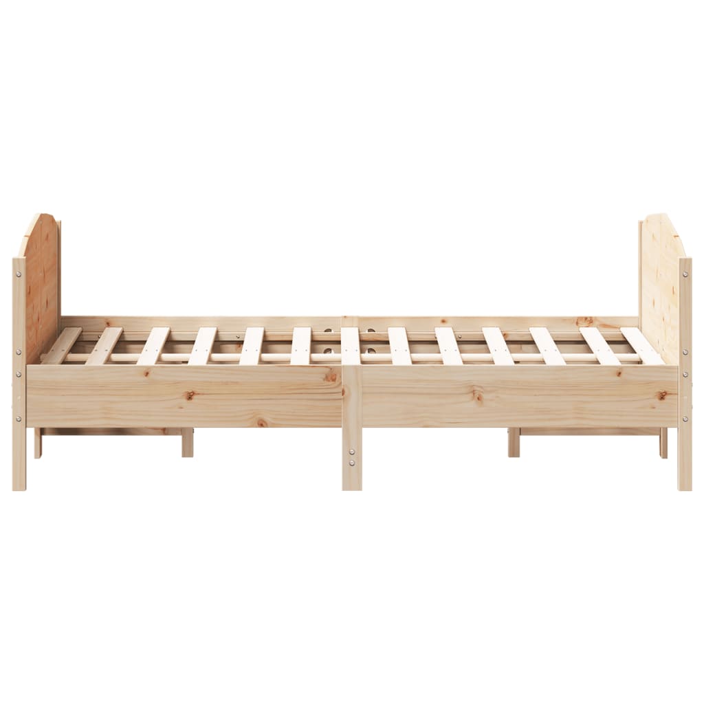 Bedframe zonder matras massief grenenhout 120x190 cm is nu te koop bij PeponiXL, paradijselijk wonen!