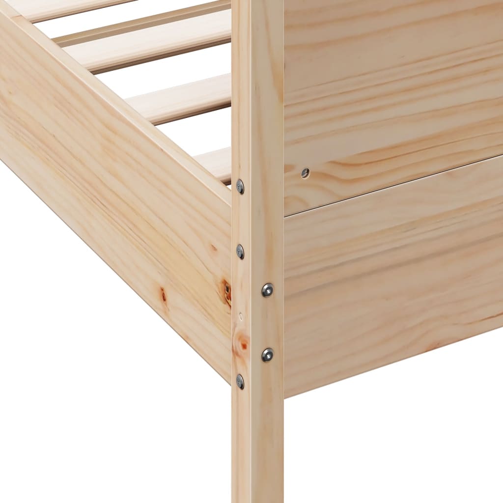 Bedframe zonder matras massief grenenhout 120x190 cm is nu te koop bij PeponiXL, paradijselijk wonen!