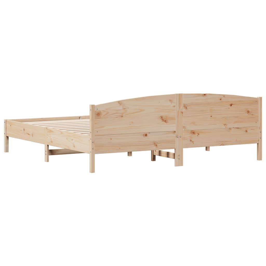 Bedframe zonder matras massief grenenhout 180x200 cm is nu te koop bij PeponiXL, paradijselijk wonen!