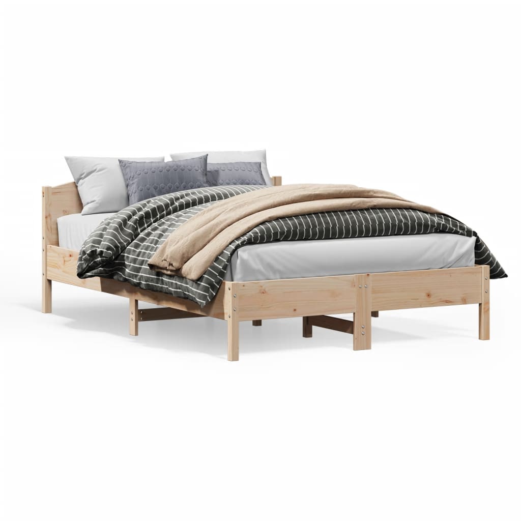 Bedframe zonder matras massief grenenhout 160x200 cm is nu te koop bij PeponiXL, paradijselijk wonen!