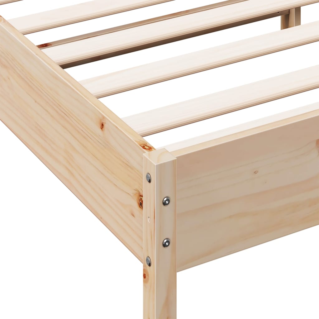 Bedframe zonder matras massief grenenhout 160x200 cm is nu te koop bij PeponiXL, paradijselijk wonen!