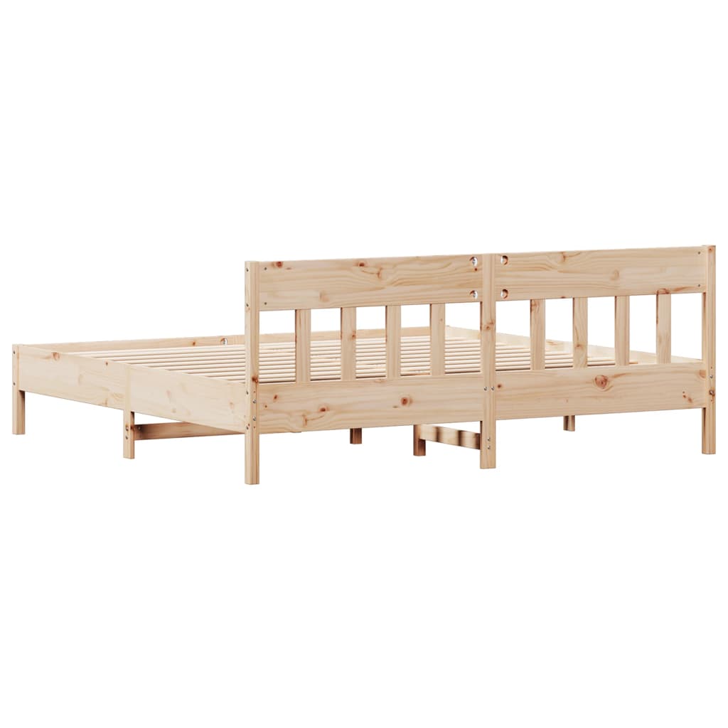 Bedframe zonder matras massief grenenhout 180x200 cm is nu te koop bij PeponiXL, paradijselijk wonen!